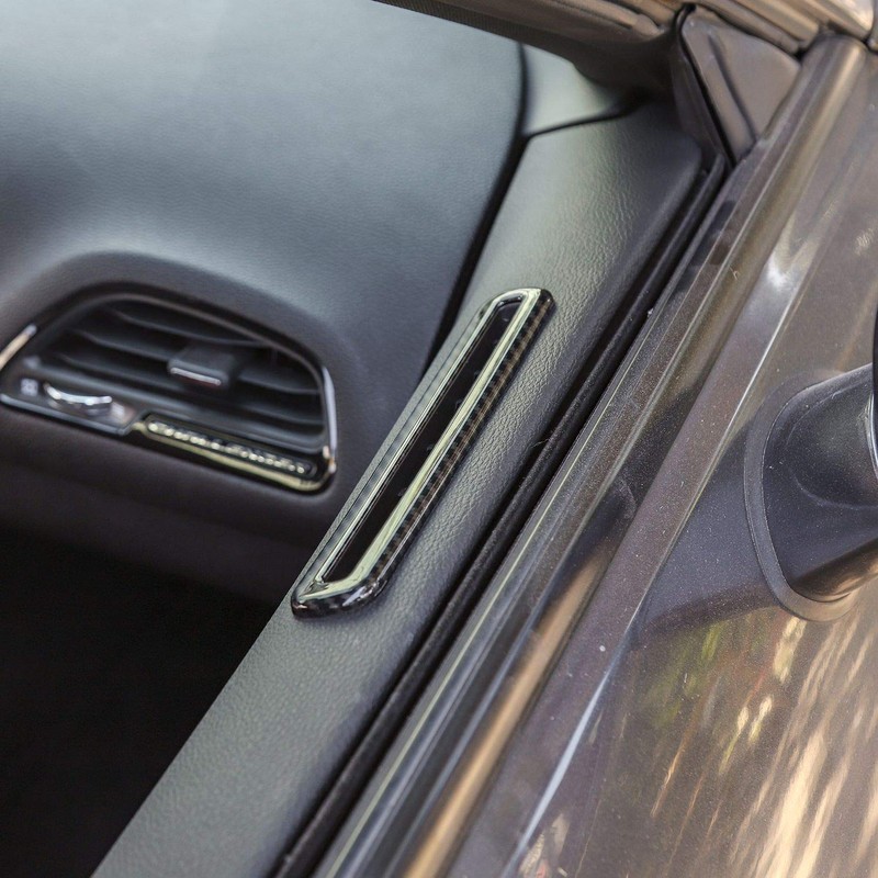 Interior Door Vent Cover Trim for Dodge Challenger 2015-2020 Carbon