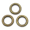 100 x Silver Plated Soldered Closed 6mm Jump Rings Connector