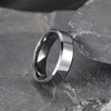 King Will BASIC Men 7mm Tungsten Carbide Wedding Ring Shiny
