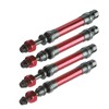 4Pcs CVD Front Rear Drive Shaft Metal Transmission Axle for