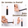 Lápiz Delineador Diseño Cejas + Brocha Doble Punta Kit 3pz