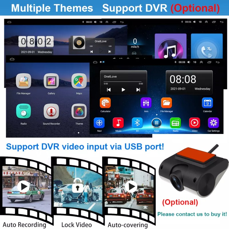 YuanTing For Toyota Camry 2007-2011 Carplay Android 13 Auto Car