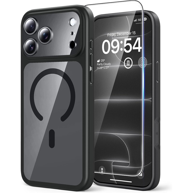 TAURI Funda para iPhone 15 6.1 Pulgadas con Mica -