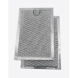 Amazinpure 2-Pack 5230W1A012C WB06x10309 microwave grease filter compatible with GE WB06X10359 WB06X10654 LG 5230W1A012A 5230W1A012B 5230W1A01B Frigidaire 5304464105 5304478913 910457