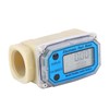 Mini Digital Turbine Flowmeter Diesel Fuel Flow Meter 10‑90L/min 1"