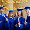 BHSTTNIXP Graduation Banner,Prom Decorations 2025 Flag,You Did It Congratulations Banner