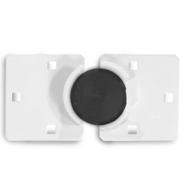 PACLOCK's UCS-7A/770 Hasp and Puck Kit, High Performance 6-Pin Cylinder, One Lock Keyed to a Number U-Pick! w/ 2 Keys, Black Anodized Aluminum, Double Coated Grey Hasp