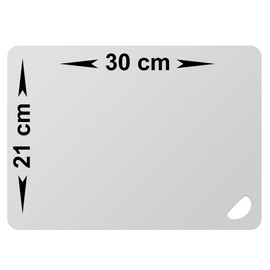 KESPER Flexible Cutting Mat 30 x 21 cm Red / Flex Chopping Board