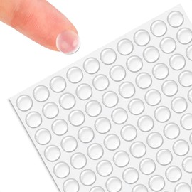 Silicone Cabinet Door Bumpers - 200Pcs Clear Silicone Rubber Door Bumpers for Kitchen Cabinets Furniture Bumpers Clear Adhesive Rubber Pads - Cabinet Bumpers Pads Door Bumpers for Walls