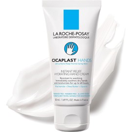 La Roche-Posay Cicaplast Crema de Manos Calmante, Hidratante y Protectora, Repara la Barrera Cutánea, con Niacinamida y Glicerina, Acabado no Graso, 50 ml