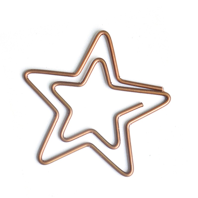 100Pcs Cute Paper Clips Retro Christmas Style Exquisite Color Wide
