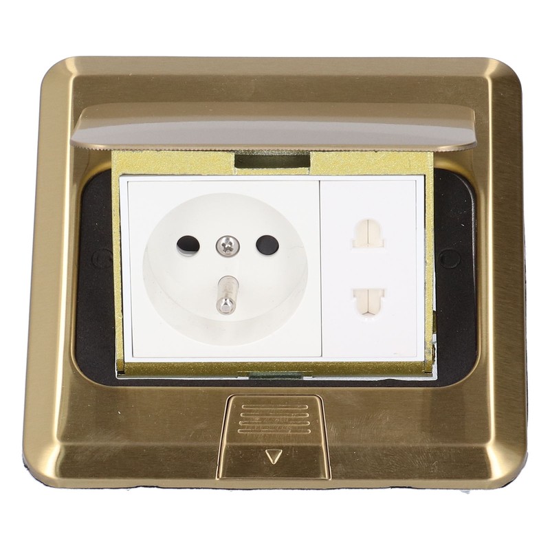 Floor Socket Embedded Power Outlet Charging Industrial Supplies FR Standard