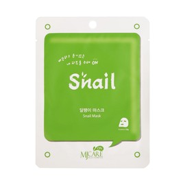 mjcare mijin cosmetics On Snail Mask - Salyangoz Özlü Yüz Maskesi 5'li