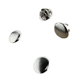 4 Pack 1/4" Metal Hole Plugs- Nickel Plated - SP-250-NK