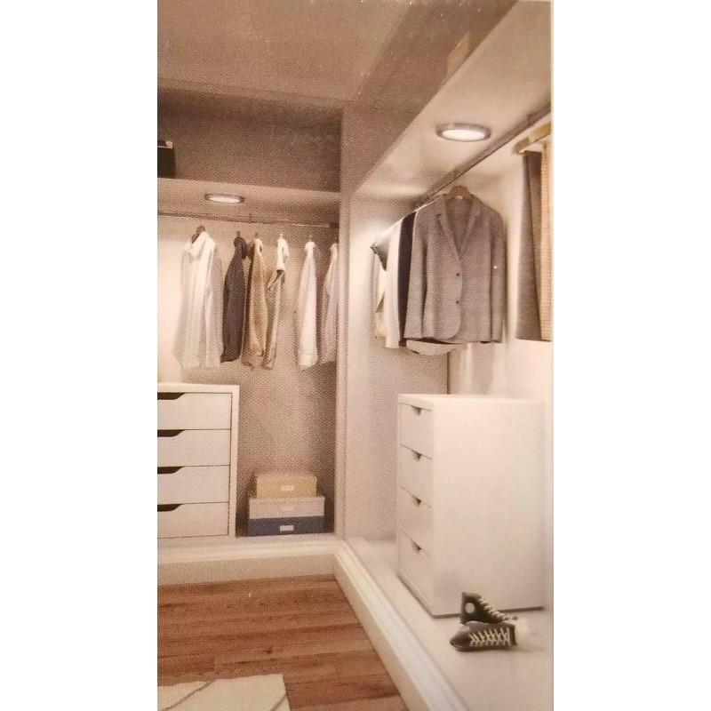 Artika 8" Round LED Closet Light 2 Pack, Light And