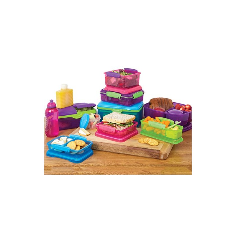 Sistema Lunch Slimline Quaddie, 1.5 L - Pink