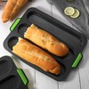 SNSYGN Baguette Baking Tray, 3 Cavity French Bread Pan Non-Stick