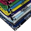 Trifong Bandana, 100% Cotton, Cashew Nut Pattern, Paisley Handkerchief, Unisex,
