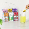 AIEVE Drink Packet Organizer, 2-Tier Water Flavor Packet Holder for