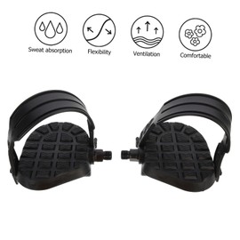 BIUDECO Exercise Bike Pedals Indoor Cycling Pedals Plastic Comfortable Efficient Space Saving