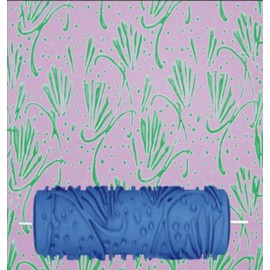 BUUEERR 5" Pattern Paint Roller Brush Sleeve Texture Stencil Wall Decor DIY Tools Decorative Texture Roller (5C96312)