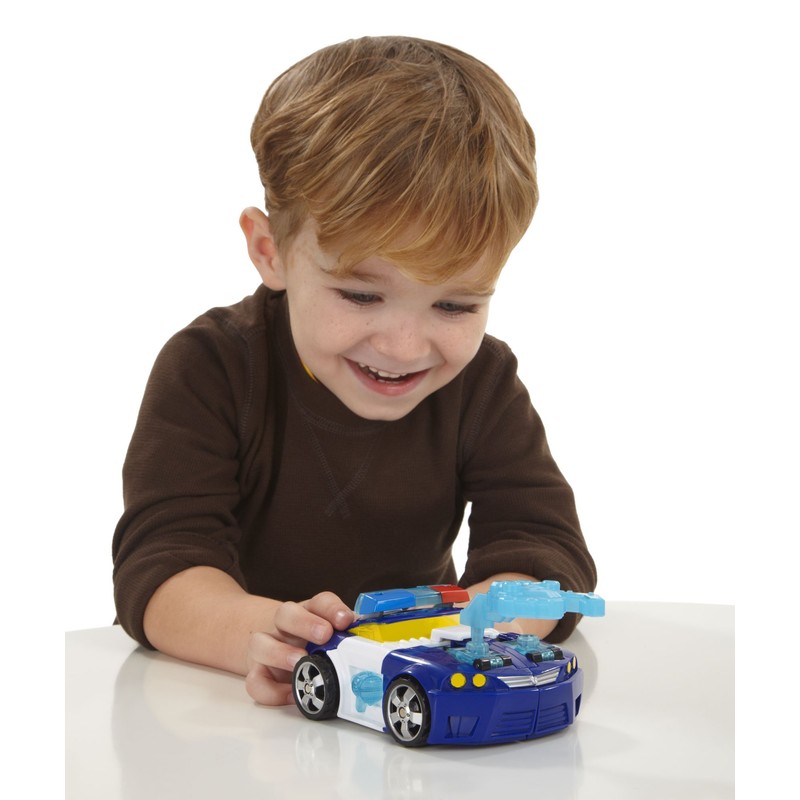 Playskool Heroes Transformers Rescue Bots Energize Chase the Police-Bot Figure