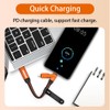 PONICOR 6 in 1 Short Keychain Multi Charging Cable 3A