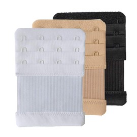 SAMGU Women's Bra Extenders 4 Hook Elastic Stretchy Bra Extension Strap