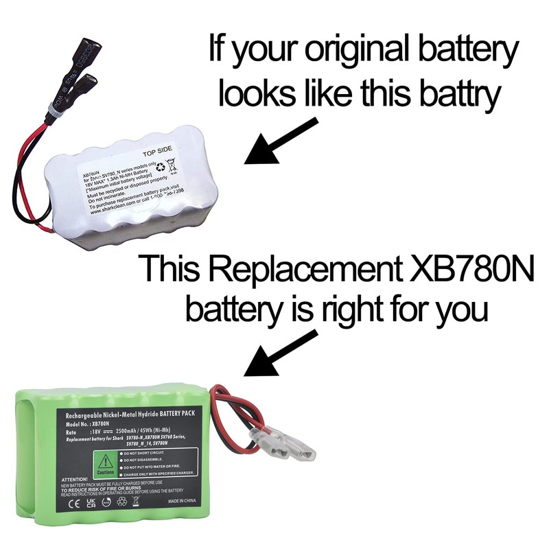 Batmax 18V Battery for Shark SV780-N XB780N SV760 Series SV780_N_14