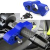 Area1 Scooter Motorcycle Brake Lever Lock Blue CNC with 2