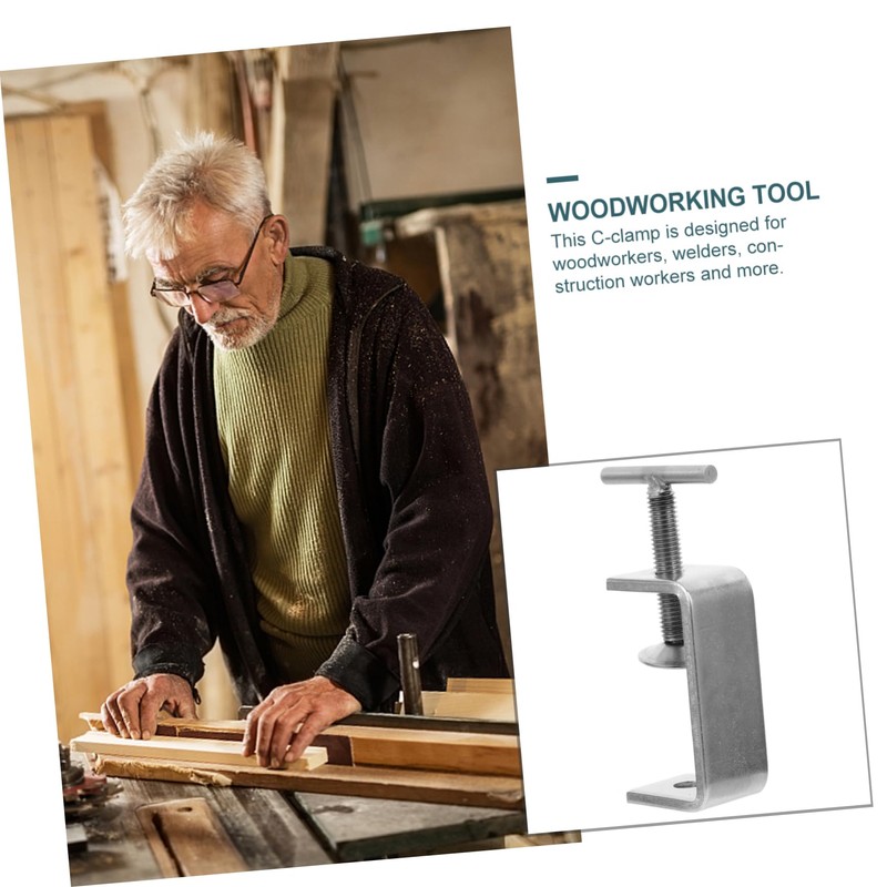 CHILDWEET 2Pcs Heavy Duty Table Clamp Sturdy Desk Side Clamp