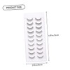 Ipetboom 10pairs Multi-layer Dense False Eyelashes Comfortable Makeup Lashes for