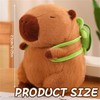 AQCQDQ Capybara Plush Toy, Cute Capybara Cuddly Toy, Capybara Plushie