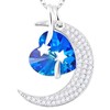 ELDA & CO. Blue Topaz Necklace Mom Wife Christmas Birthday