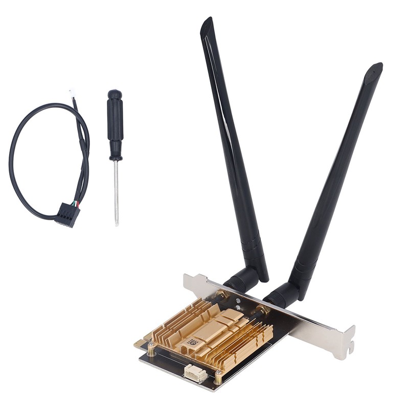 PCI E Wireless Adapter 2.4G 5.8G 6GHz AX210 Chip Long