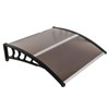 Flandre Patio Door Window Awning Canopy, Polycarbonate Cover Front Door