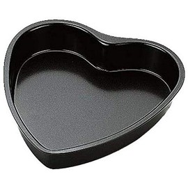 Ibili 820724 Herz-Backform, Edelstahl, Antihaftbeschichtung, 24 cm