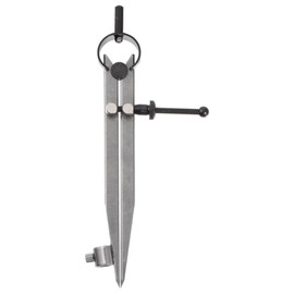 sourcing map Spring Joint Caliper 6 inch / 150mm Steel Adjustable Spring Divider Caliper with Pencil Holder for Metalworking Geometry Drawing Woodworking