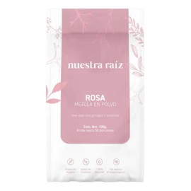 Té Chai Rosa Pink Chai Polvo 100g Natural Vegano Sin Gluten Nuestra Raíz