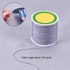 Pandahall Elite 6 Rolls 100 Yard/Roll 0.8 mm Nylon Beading