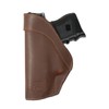 Barsony Brown Leather Tuckable IWB Holster for FN Reflex 3.3"