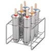 Stainless Steel Popsicle Molds, Set of 6 Ice Cream Maker,