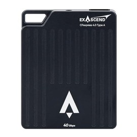 Exascend Nitro CFexpress 4.0 Type A Card Reader, 40 Gbps, USB4, Aluminium Casing, Thermal Pad