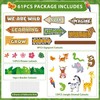 We are Wild About Learning Bulletin Board Set Jungle Animals