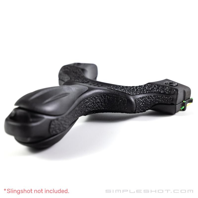 Custom-Cut Slingshot Grips - Slingshot Frame: Scout LT2, Grip Texture: