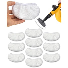 RuannoClean Steam Cleaner Accessories, Universal Steam Mop Pads, Reusable Steam Shot Attachments Compatible with Bissell Steam Shot, Comforday, PurSteam and More Steam Cleaner Pads for Home -10 Pack