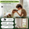 Gadgetzan 1 Pack Window Security Bars Adjustable 11"-18",Portable Short Sliding