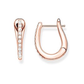 Thomas Sabo Women Gold Plated Hoop Earrings - CR629-416-14