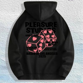 Pleasure Studios Graphic Hoodie 100% Cotton US Warehouse 7 ColorsColor: Khaki, Size: S