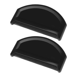 The Lord of the Tools 2PCS Sweater Comb Lint Remover Clothes Fuzz Cleaning Tool De-Pilling Knitwear Comb Cashmere Pill Remover for Clothing Care 7.5x4.2x0.6cm Black